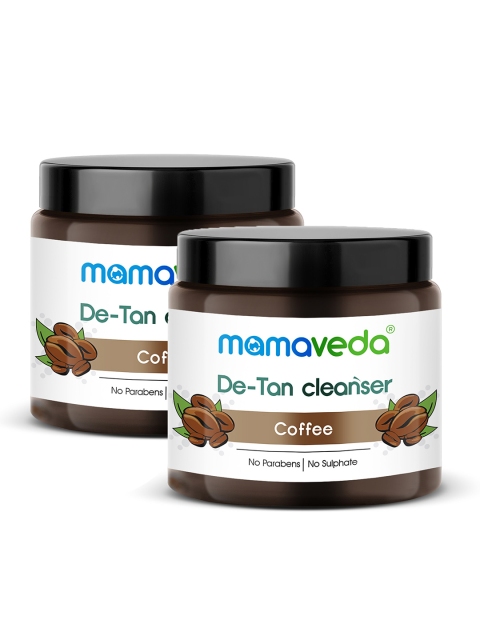 

Mamaveda Pack of 2 Coffee De-Tan Cleanser, Coffee brown