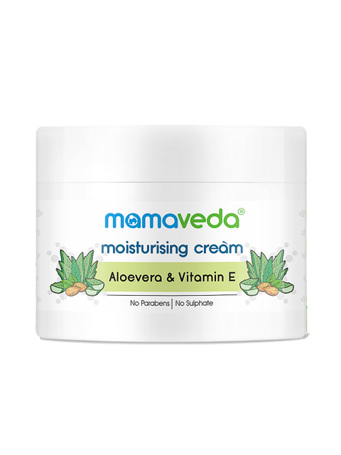 

Mamaveda Aloe Vera and Vitamin E Moisturising Cream - 200 gm, Green