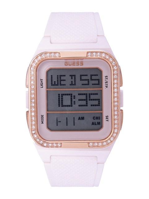 

GUESS Women Peach-Coloured Multi Function Digital Watch GW0224L3, Pink