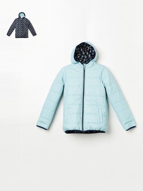 

Fame Forever by Lifestyle Girls Navy Blue & Green Reversible Jacket