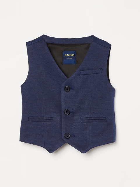 

Juniors by Lifestyle Boys Navy Blue Solid Waiscoat