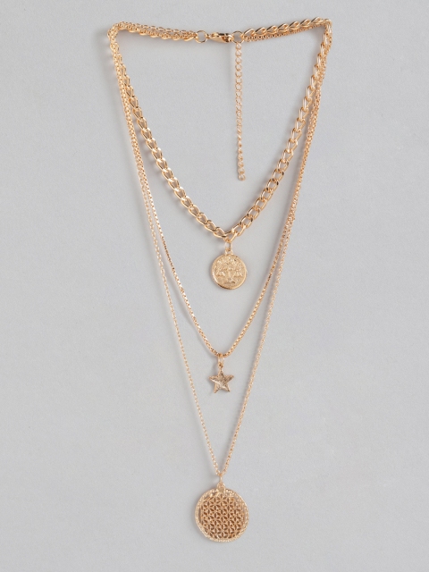 

DressBerry Gold-Toned Layered Necklace