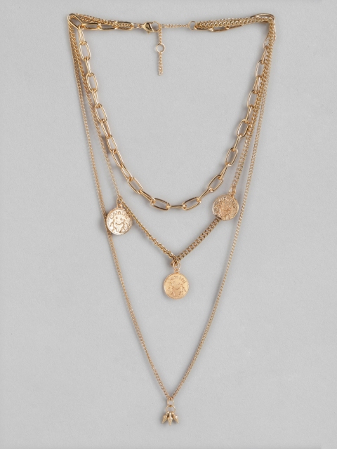 

DressBerry Gold-Toned Layered Necklace
