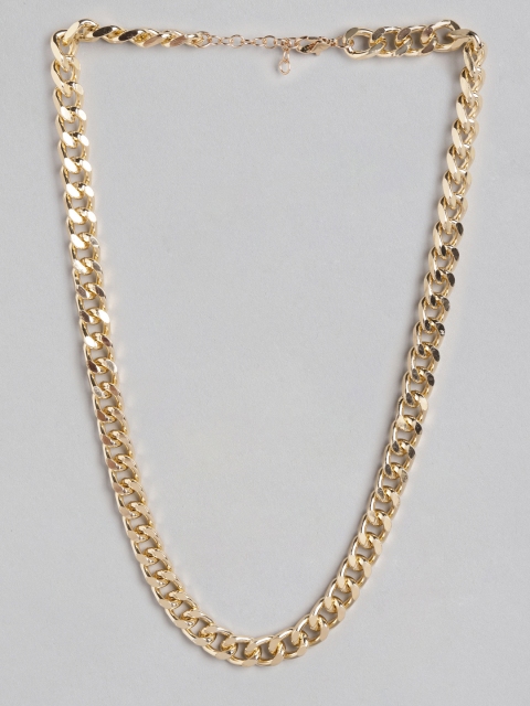 

DressBerry Gold-Toned Link Necklace