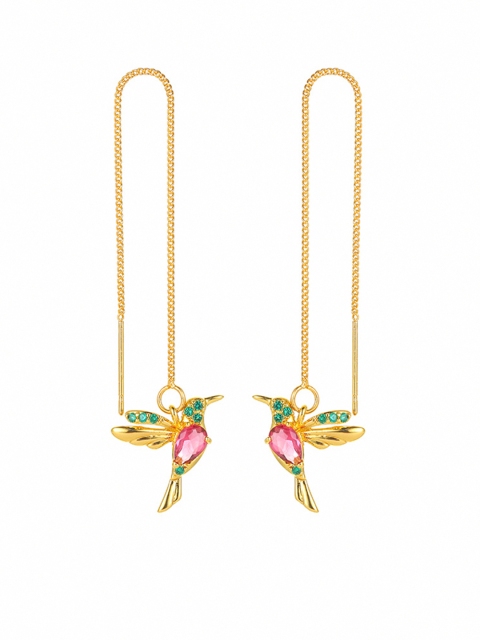 

URBANIC Gold-Toned Animal Shaped Drop Earrings