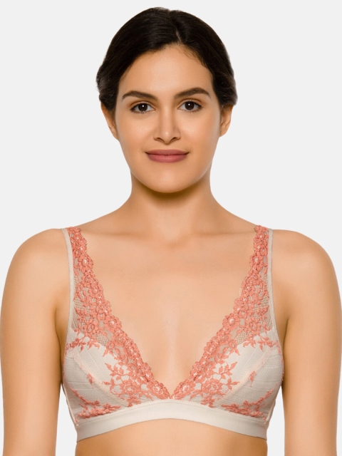 

Wacoal Pink & White Floral Everyday Bra
