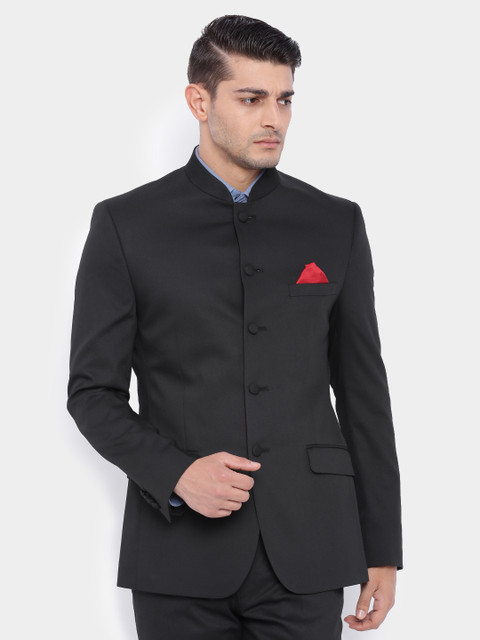 

SUITLTD Black Single-Breasted Slim Fit Blazer