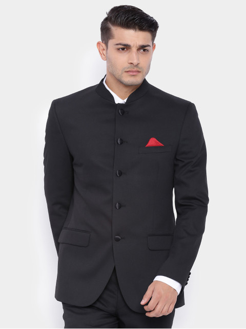 

SUITLTD Black Single-Breasted Slim Fit Blazer
