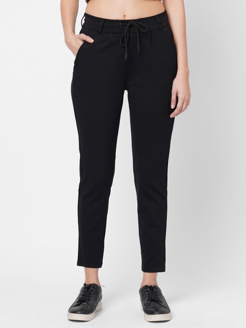 

Kraus Jeans Women Black Solid Skinny-Fit Treggings