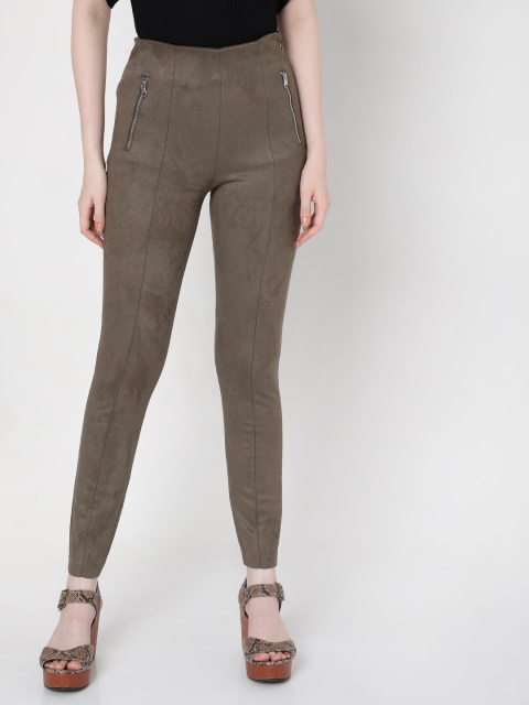 

Vero Moda Women Grey Solid Skinny Fit Jeggings