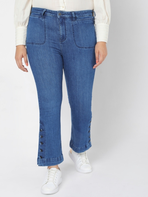 

Vero Moda Women Blue High-Rise Jeans