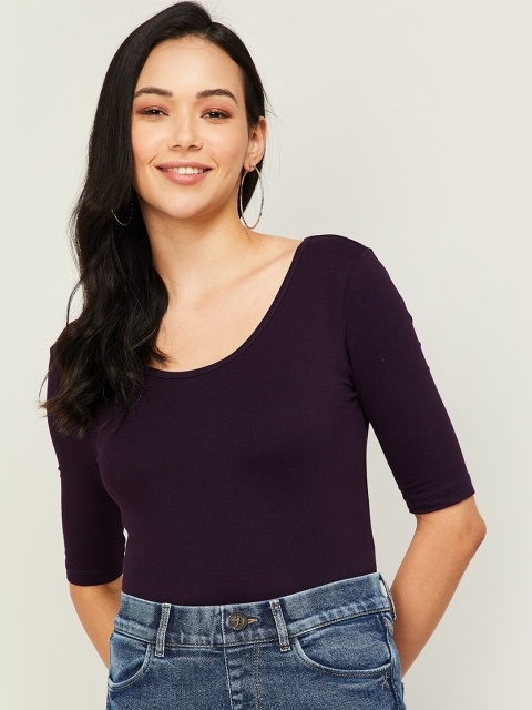 

Ginger by Lifestyle Woman Purple Regular Top
