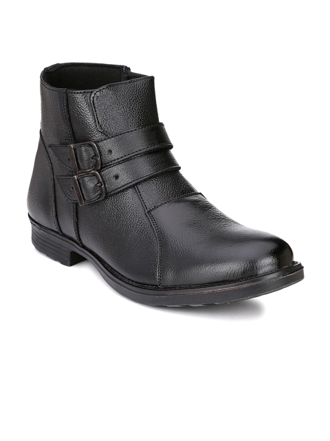 

Mactree Men Black Flat Boots