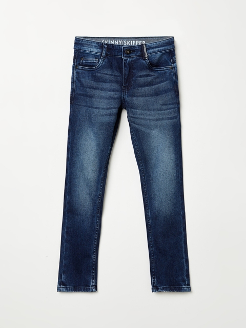 

Fame Forever by Lifestyle Boys Blue Heavy Fade Stretchable Jeans