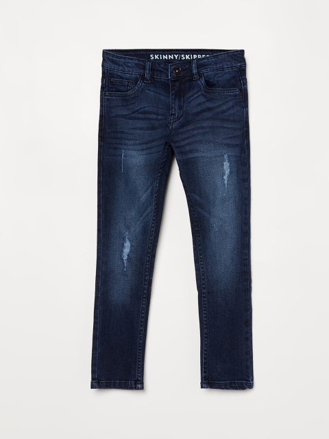 

Fame Forever by Lifestyle Boys Blue Low Distress Light Fade Jeans