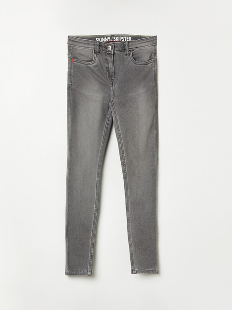 

Fame Forever by Lifestyle Girls Grey Heavy Fade Jeans