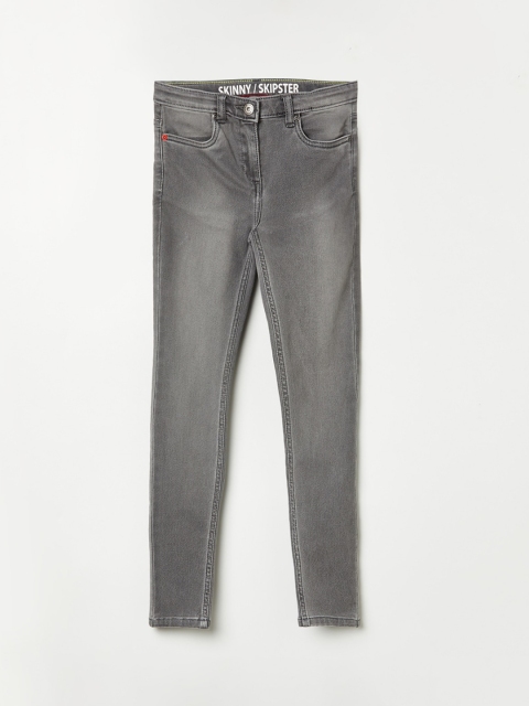 

Fame Forever by Lifestyle Girls Grey Low Distress Heavy Fade Jeans