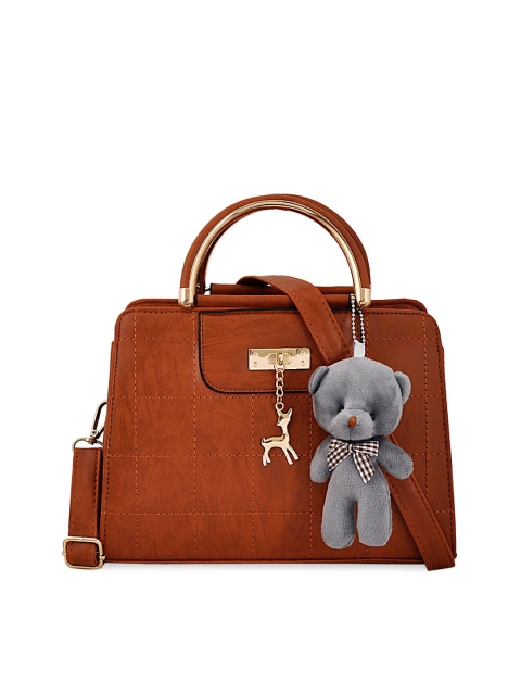 

Pez dorado Brown Structured Handheld Bag
