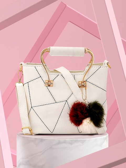 

Pez dorado Woman White Structured Handbag