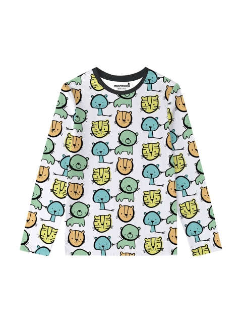 

mezmoda Boys Multicoloured Printed Applique T-shirt, Multi