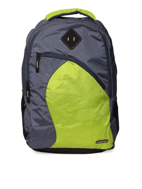 

Gear Unisex Blue & Fluorescent Green Metro Space 6 Backpack