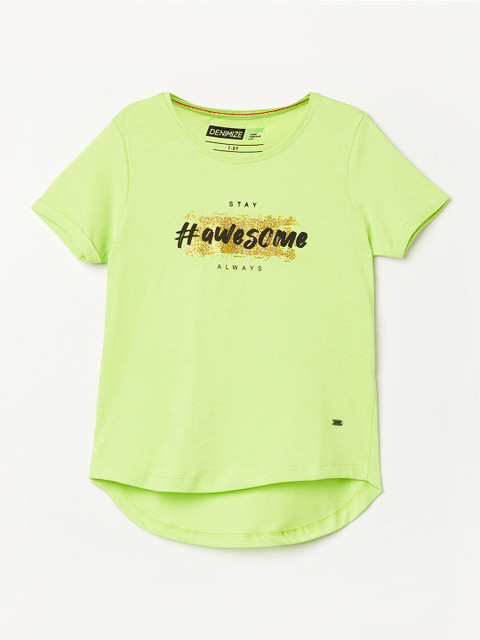 

Fame Forever by Lifestyle Girls Green High-Low Top