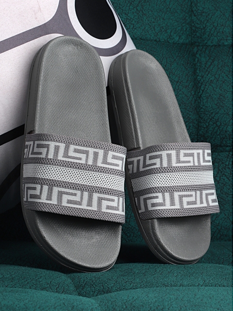

Pampy Angel Women Grey Printed Sliders