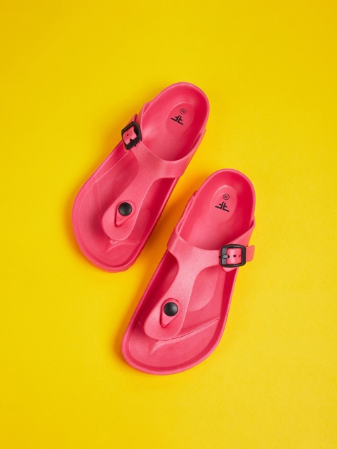 

Fame Forever by Lifestyle Girls Pink & Black Thong Flip-Flops