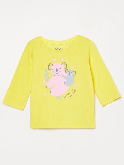 

Juniors Yellow Regular Top