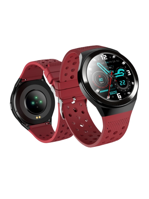 

GIZMORE Unisex Red GIZFIT 910 Full Touch Smartwatch with Bluetooth Calling Function