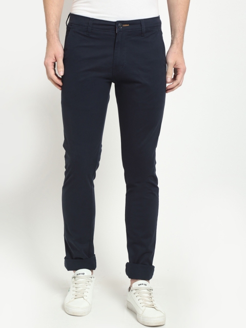 

La Mode Men Blue Slim Fit Chinos