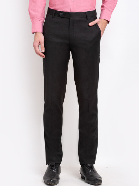 

La Mode Men Brown Slim Fit Formal Trousers