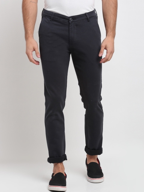 

La Mode Men Grey Slim Fit Trousers