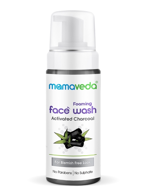 

Mamaveda Activated Charcoal Face Wash - 160 ml, White