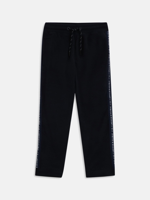 

Octave Boys Navy Blue Solid Cotton Track Pants