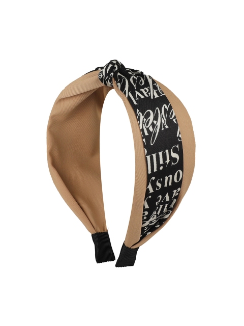 

Vembley Women Beige & Black Hairband