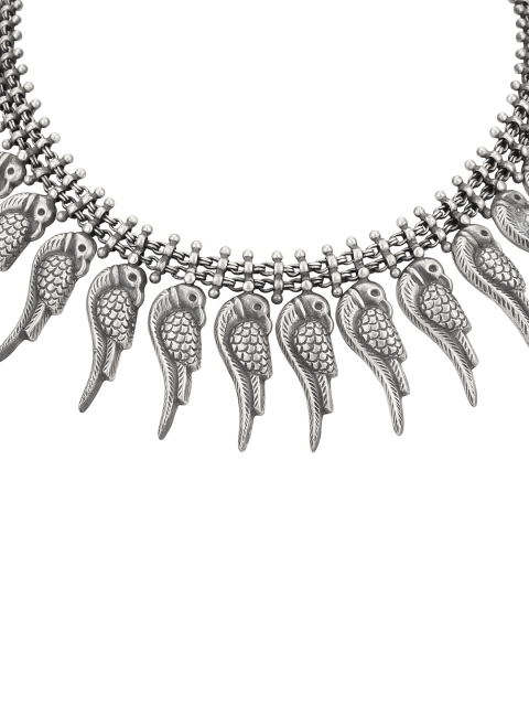 

ahilya Sterling Silver Statement Necklace