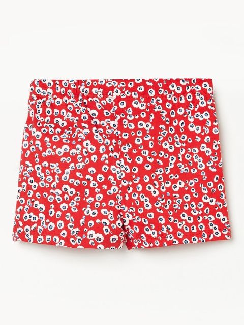 

Juniors by Lifestyle Girls Red Animal Printed Regular Shorts