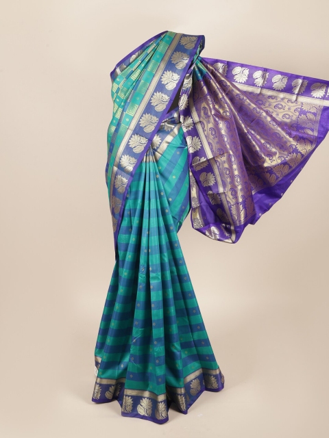 

Pothys Multi Striped Zari Art Silk Saree
