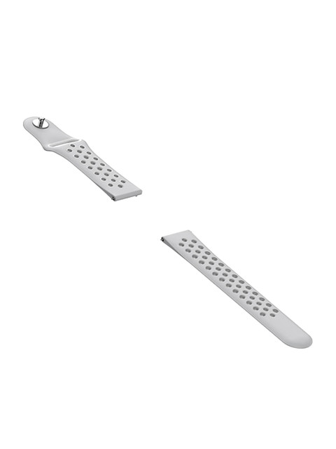 

NOISE Grey & White Silicone Smartwatch Strap