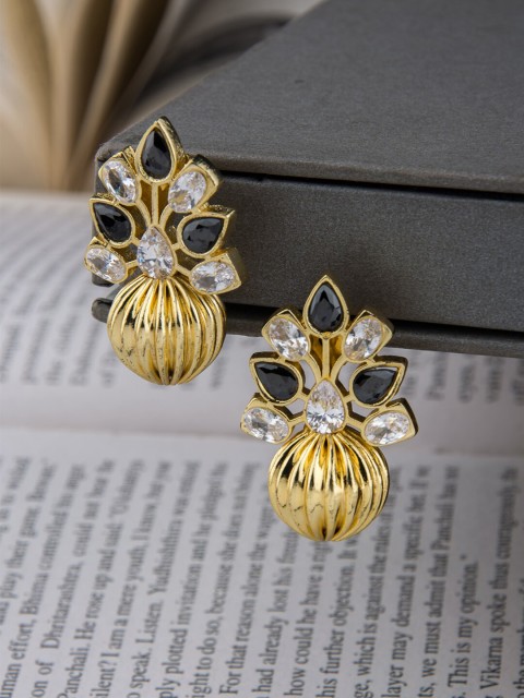 

Alankruthi Gold-Toned Contemporary Studs Earrings