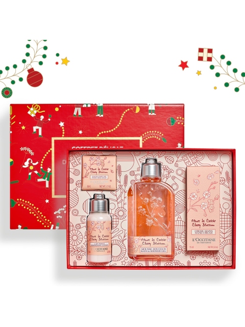 

LOccitane en Provence Transparent Cherry Blossom Lifestyle Bath Set