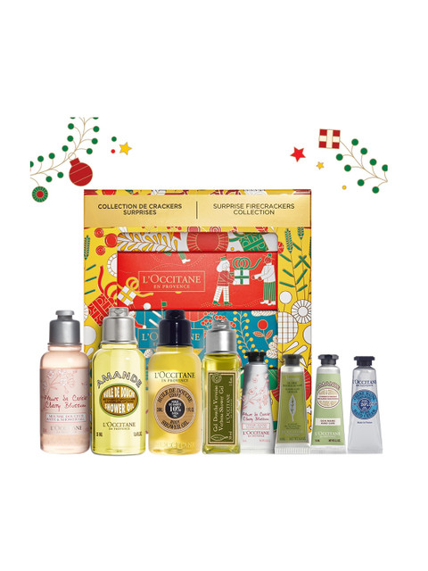 

LOccitane en Provence Festive Crackers Collection Bath Set, Transparent