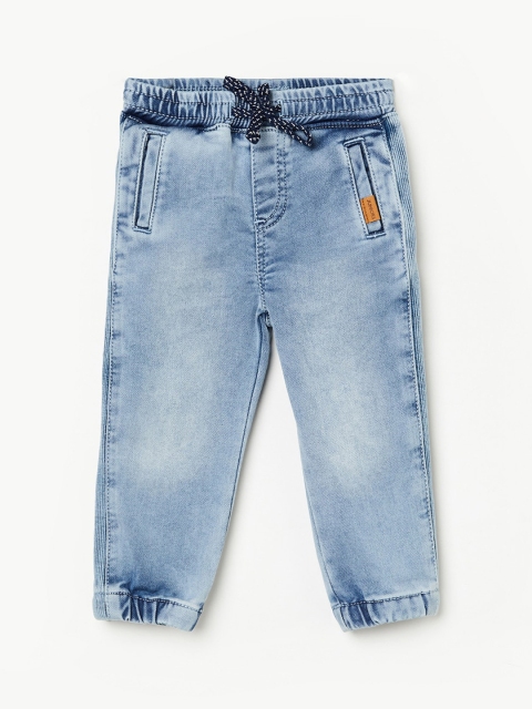 

Juniors by Lifestyle Boys Blue Jogger Heavy Fade Jeans