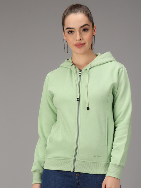

ANTI CULTURE Women Sea Green Sweatshirt