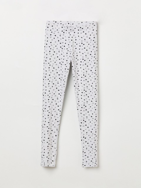 

Fame Forever by Lifestyle Girls Grey Melange Printed Trousers