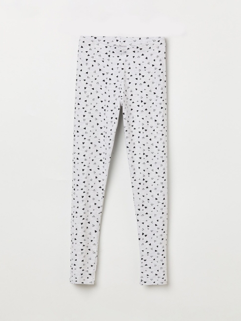 

Fame Forever by Lifestyle Girls Grey Melange Printed Trousers