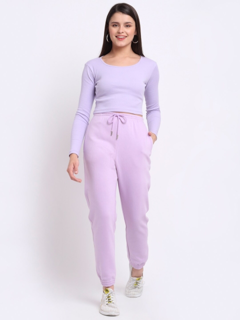 

THE UKKIYO LIFE Women Lavender Top with Trousers