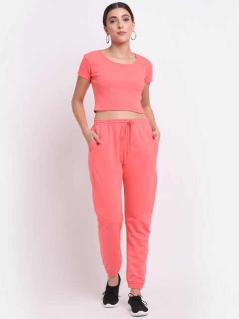 

THE UKKIYO LIFE Women Coral Top with Trousers