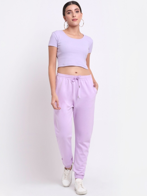 

THE UKKIYO LIFE Women Lavender Top with Trousers